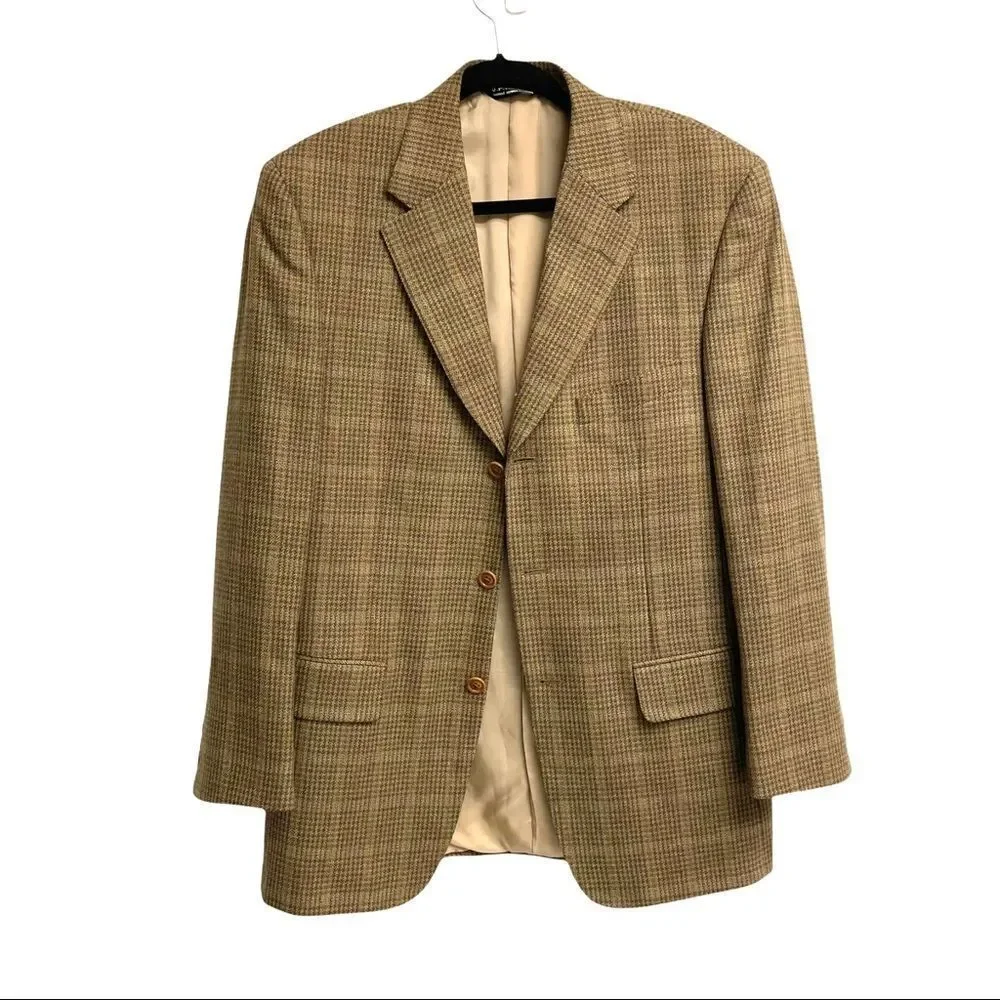 SAMUELSHON Italy Wool 3 Button Front Blazer 39R